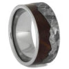 Mountain Wedding Band With Meteorite & Cedar -Johan Jewelry Shop RS11748E