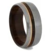 Ironwood Wedding Band With Rose Gold -Johan Jewelry Shop RS11803E