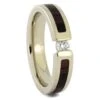 Diamond Engagement Ring With King Wood -Johan Jewelry Shop RS11837E