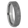 Men's Wedding Band With Gibeon Meteorite -Johan Jewelry Shop RS12013E