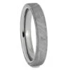 Authentic Meteorite Wedding Band With Titanium Sleeve 1 Authentic Meteorite Wedding Band With Titanium Sleeve -Johan Jewelry Shop RS12026E