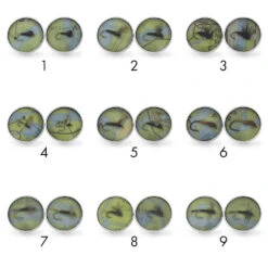 Fly Fishing Cuff Links -Johan Jewelry Shop RS12490FlyFishingCuffLinkGroup