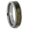 Antler Men's Wedding Band In Polished Titanium -Johan Jewelry Shop RS8725E
