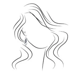 Black & White Diamond Dangle Earrings -Johan Jewelry Shop SHEF072935CAWBW