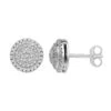 1/2 CT. T.W. Diamond Stud Earrings, White Gold Or Silver -Johan Jewelry Shop SHEK017817HTWE