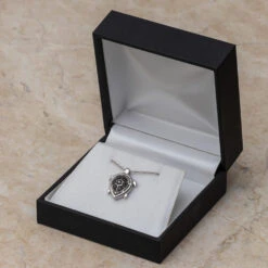 Turtle Necklace With Black Diamonds 10 Turtle Necklace With Black Diamonds -Johan Jewelry Shop SHPF070229Art