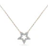 Diamond Star Necklace 1 Diamond Star Necklace -Johan Jewelry Shop SHPQ201664RG 1