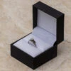 White And Black Diamond Engagement Ring -Johan Jewelry Shop SHRP073254CAWBWArt 8f22ac6f 8448 4b26 a79c 33955caff062