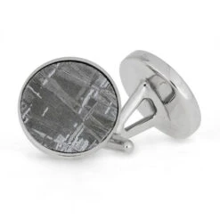 Meteorite Wedding Band And Cuff Links Set -Johan Jewelry Shop SIG3042 1 hi res 1500