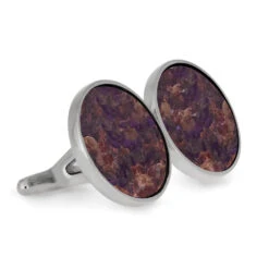 Dinosaur Fossil Cuff Links -Johan Jewelry Shop SIG3045 Flat 3