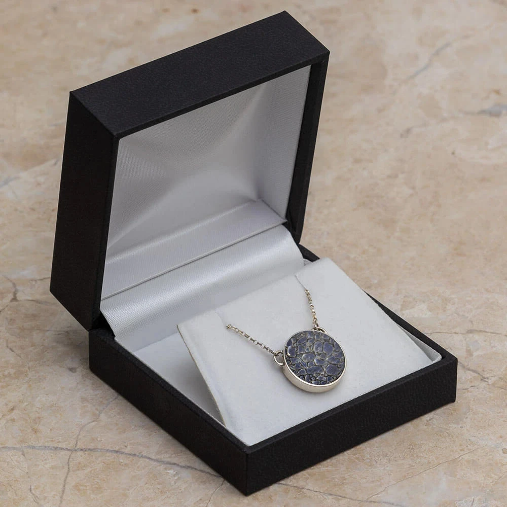 Dinosaur Fossil Round Bezel Necklace 10 Dinosaur Fossil Round Bezel Necklace - Image 8