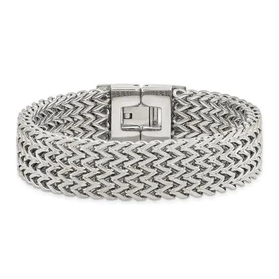 Woven Steel Bracelet For Men Or Women 5 Woven Steel Bracelet For Men Or Women - Image 3