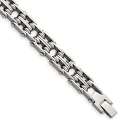 Mechanical Bike Link Bracelet For Men In Stainless Steel