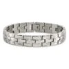 Three Strand Weave Style Bracelet In Stainless Steel -Johan Jewelry Shop SRB2778 8.5 3