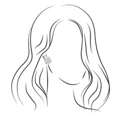 Gold Knot Stud Earrings -Johan Jewelry Shop ST6528052