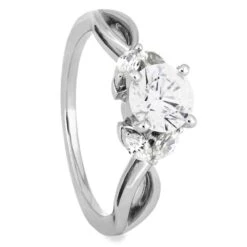 1ct Diamond Center Stone With Leaf Accents On Band 12 1ct Diamond Center Stone With Leaf Accents On Band -Johan Jewelry Shop ST676 3 E 56be4620 1216 422a 86c8 230370dc4682