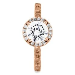 Halo Engagement Ring With Diamonds And Scroll Band -Johan Jewelry Shop ST699 25 1E e09b42ad 5cd2 4a76 a6e8 a9ef5c2a5fc8