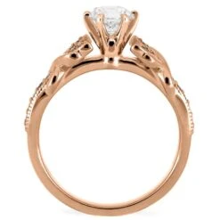 Diamond Engagement Ring With Leaf-Shaped Accent Band 15 Diamond Engagement Ring With Leaf-Shaped Accent Band -Johan Jewelry Shop ST733 8 3E f0e7fbf3 7780 4798 8e13 325fa395d621