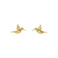 Gold Hummingbird Stud Earrings -Johan Jewelry Shop StullerEarrings 0043 ST87757