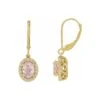 Natural Pink Morganite & Natural Diamond Earrings -Johan Jewelry Shop StullerEarrings 0077 ST87430