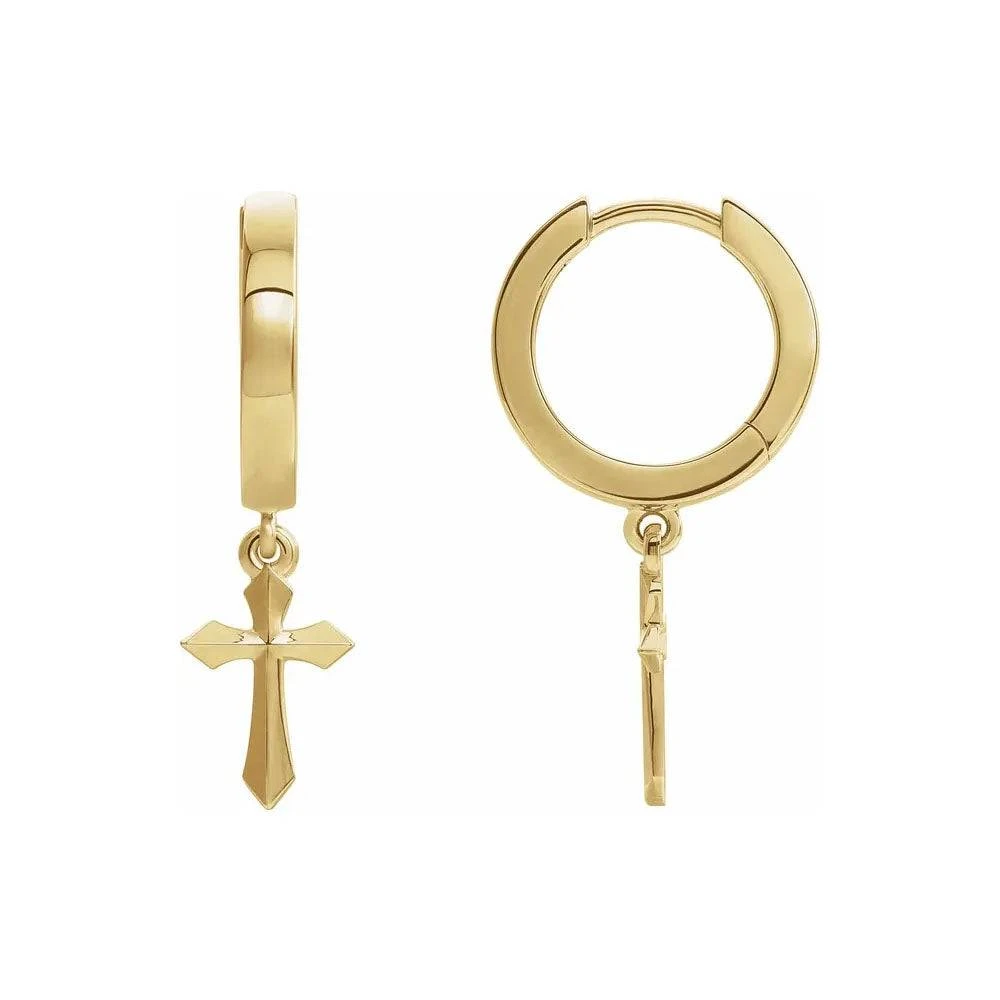 Cross Drop Earrings 3 Cross Drop Earrings