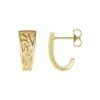 Gold Vintage-Style J-Hoop Earrings 1 Gold Vintage-Style J-Hoop Earrings -Johan Jewelry Shop StullerEarrings 0134 ST86732