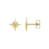Gold Star Stud Earrings -Johan Jewelry Shop StullerEarrings 0135 ST86757