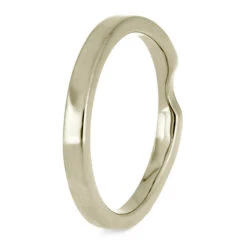 Custom Contour Women's Wedding Band 11 Custom Contour Women's Wedding Band -Johan Jewelry Shop WG 3 E