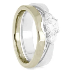 Custom Contour Women's Wedding Band 13 Custom Contour Women's Wedding Band -Johan Jewelry Shop WG 5 E