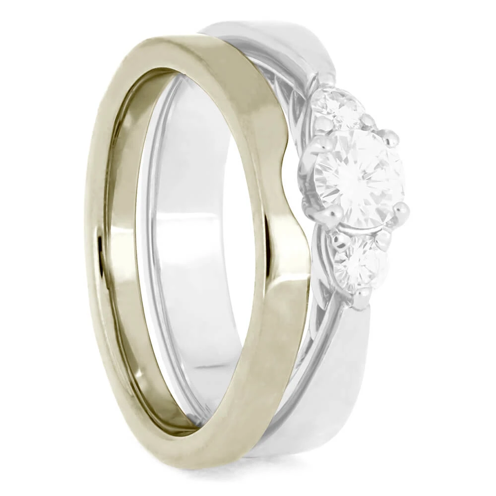 Custom Contour Women's Wedding Band 8 Custom Contour Women's Wedding Band - Image 6