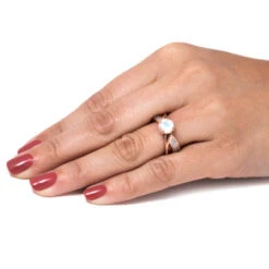 Meteorite Wedding Ring Set With Moonstone Engagement Ring -Johan Jewelry Shop a62f1b9c1e811fa7374067a56a1d49a4 85efa49d afb6 4acb a5aa adb351f82cb0