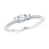Three Stone Diamond Promise Ring -Johan Jewelry Shop a7d182e6e08ab9c397ec946ace108692