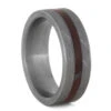 Petrified Wood And Meteorite Wedding Band -Johan Jewelry Shop a87ddcad11bf91d5e78a054ddaf38f5f