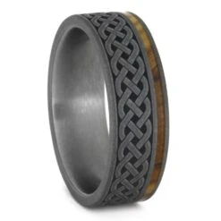 Men's Wood Wedding Band With Celtic Engraving 10 Men's Wood Wedding Band With Celtic Engraving -Johan Jewelry Shop ac03ddc2faa2aa02859b27efe30f2347