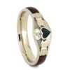 Claddagh Engagement Ring With Jade Heart, Diamonds And Wood 1 Claddagh Engagement Ring With Jade Heart, Diamonds And Wood -Johan Jewelry Shop b44e418fb20dd48b4e8174c97f93ba40