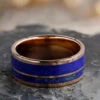 Lapis Lazuli Wedding Band In Polished Gold, Sapphire Engagement Ring -Johan Jewelry Shop b873a600160c6bcfd2c9eb6cccd1adcc