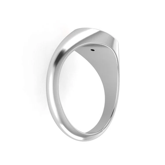 Pokemon Engagement Ring, Pokeball Ring In Signet Ring Style, Moissanite Center Stone 7 Pokemon Engagement Ring, Pokeball Ring In Signet Ring Style, Moissanite Center Stone - Image 5