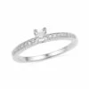 Round Cut Diamond 4-Prong Engagement Ring -Johan Jewelry Shop bc5599dc67bfef41cfa62a9364293a0e