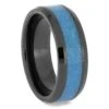 Blue Opal & Black Ceramic Men's Wedding Band 1 Blue Opal & Black Ceramic Men's Wedding Band -Johan Jewelry Shop bcbevopal8 4E 39194026 07aa 4f63 9f27 ff456819d663