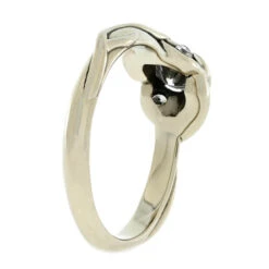 Three Stone Engagement Ring With Custom Leaf Pattern 11 Three Stone Engagement Ring With Custom Leaf Pattern -Johan Jewelry Shop cfa3264e4f8d8adc0d50873e2e3e5fe3