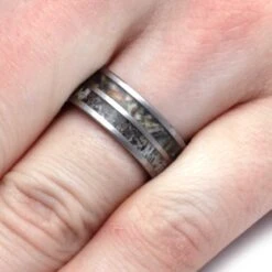 Camo Wedding Ring With Deer Antler Inlay 11 Camo Wedding Ring With Deer Antler Inlay -Johan Jewelry Shop d7442bd243080eedab1fdd104effef45 77204e6e 6930 45f7 89b1 2df4c5b6248b