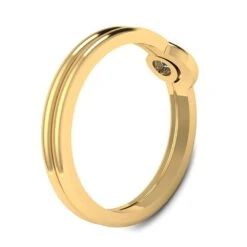 Solitaire Diamond Bridal Set In 10k Yellow Gold-2981 -Johan Jewelry Shop d9351acbf948740a68b00378a673db28