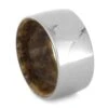 Thick Polished Titanium Men's Band With Wood Inside -Johan Jewelry Shop e1df1cdd857fd3ab861b0530943ec4df