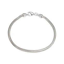 Snake Bracelet In Sterling Silver