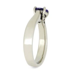 Solitaire Tanzanite Engagement Ring With Diamond Accents -Johan Jewelry Shop f7932cfa50728fb0eb3d3175224bcb1b