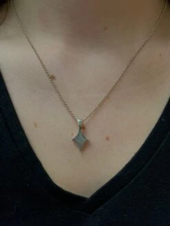 Genuine Meteorite Starburst Pendant Necklace -Johan Jewelry Shop image 2aa51e30 f7b2 45b6 a9fe 7a95b64540e4